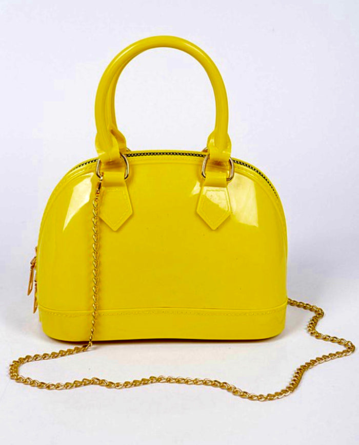 Yellow Jelly Handle Clutch