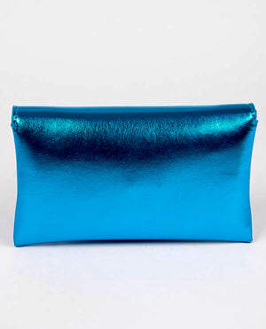 Metallic Crossbody Blue Bag